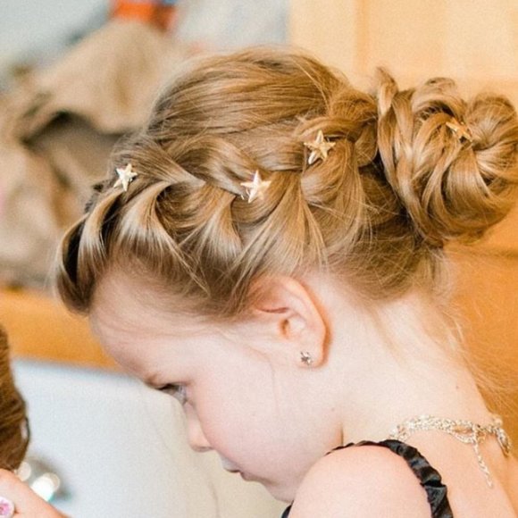 Star Spiral Hair Pins (Gold) - Picture 2 of 7